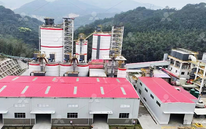 ​​Línea de producción de polvo de escoria (400,000 t/año)