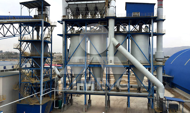 ​​Línea de producción de carbón pulverizado con molino vertical