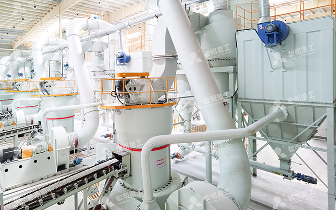 Línea de producción a gran escala para molienda de carbonato cálcico pesado